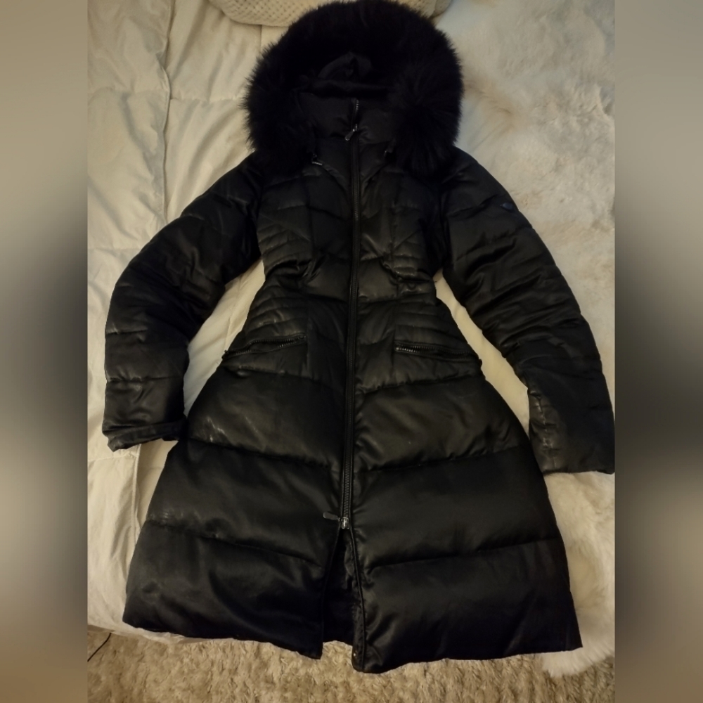 Womens 1 Madison 12th anniversary collection luxury outerwear Winter Jacket